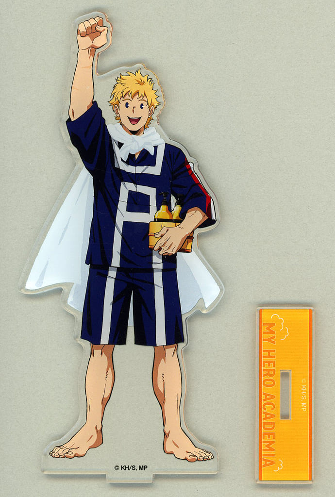 Mirio Togata Acrylic Stand - My Hero Academia x Gokurakuyu · RAKU SPA 2nd Collaboration "PLUS ULSPA" (GK Marketing) - Approx. 125mm, Base Approx. 60 x 20 mm