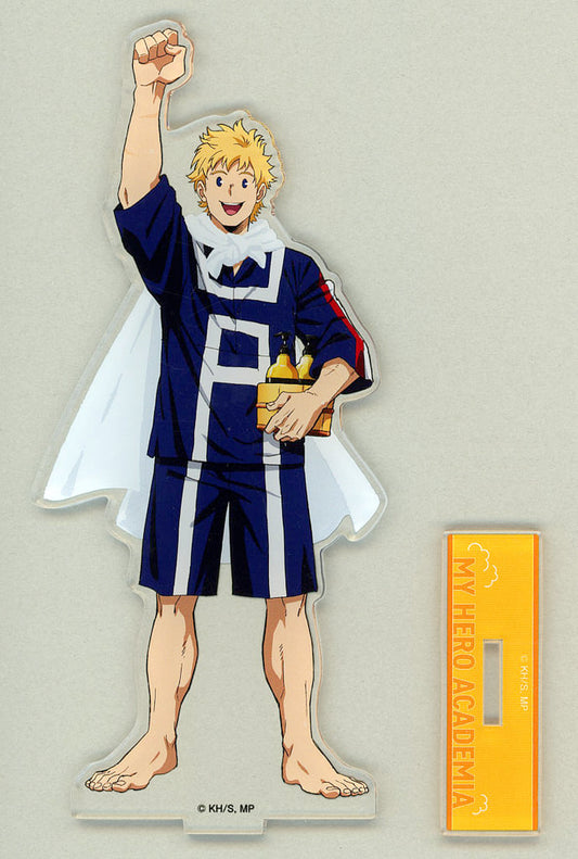Mirio Togata Acrylic Stand - My Hero Academia x Gokurakuyu · RAKU SPA 2nd Collaboration "PLUS ULSPA" (GK Marketing) - Approx. 125mm, Base Approx. 60 x 20 mm