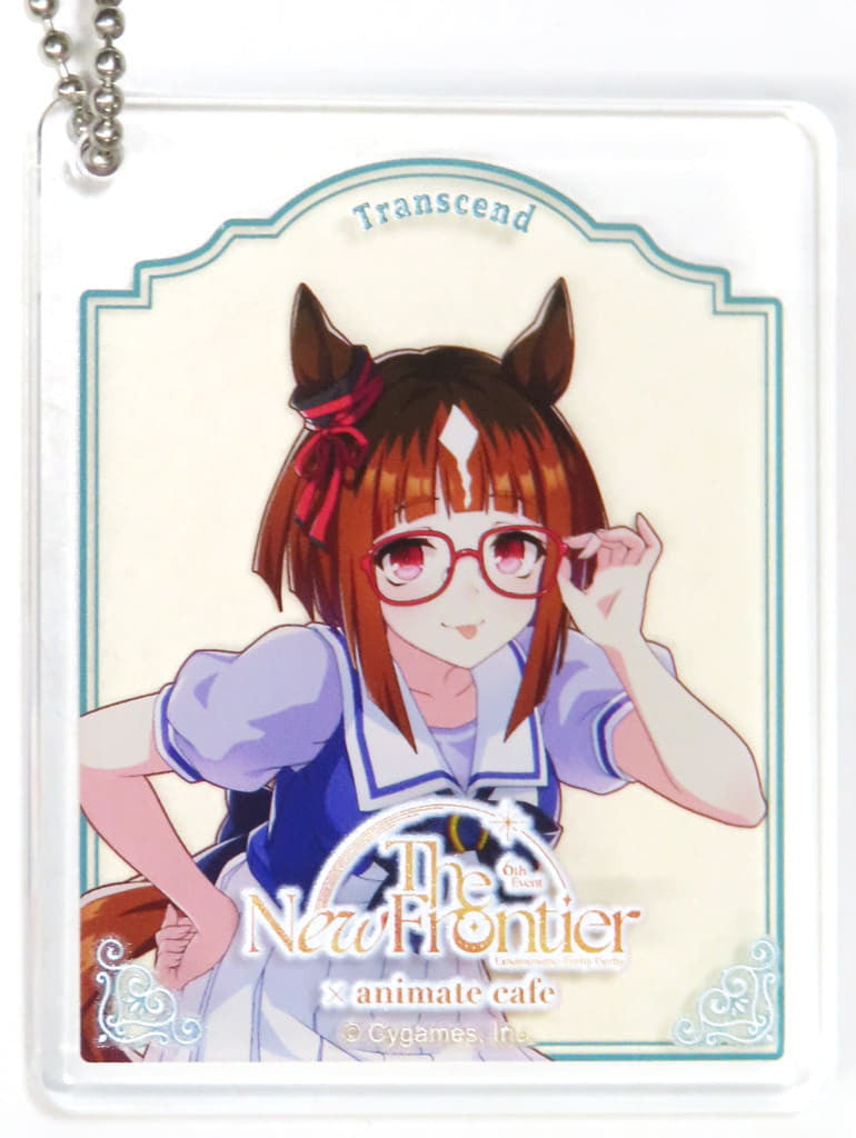 Transcend Trading Acrylic Plate Keychain A Group - Umamusume: Pretty Derby 6th EVENT "The New Frontier" Autumn × animate cafe CoLotta (Animate)