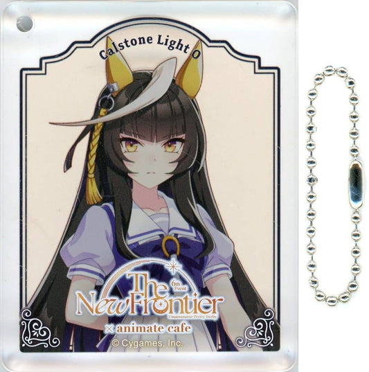Calstone Light O Acrylic Trading Plate Keychain - Umamusume Pretty Derby 6th EVENT The New Frontier Autumn × Animate Cafe CoLotta B Group (Approx. 5.6×7×0.8 cm)