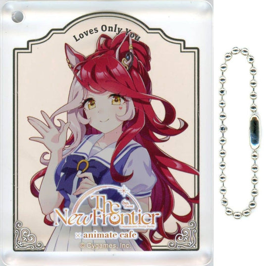 Loves Only You Trading Acrylic Plate Keychain (CoLotta) - Umamusume Pretty Derby 6th EVENT The New Frontier Autumn × animate cafe — B Group (Approx. 5.6×7×0.8 cm)