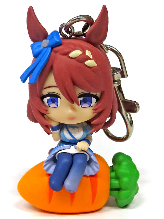 Super Creek Petit Norimasu Mascot Keychain - Umamusume: Cinderella Gray (Banpresto, ~6cm) Pre-owned