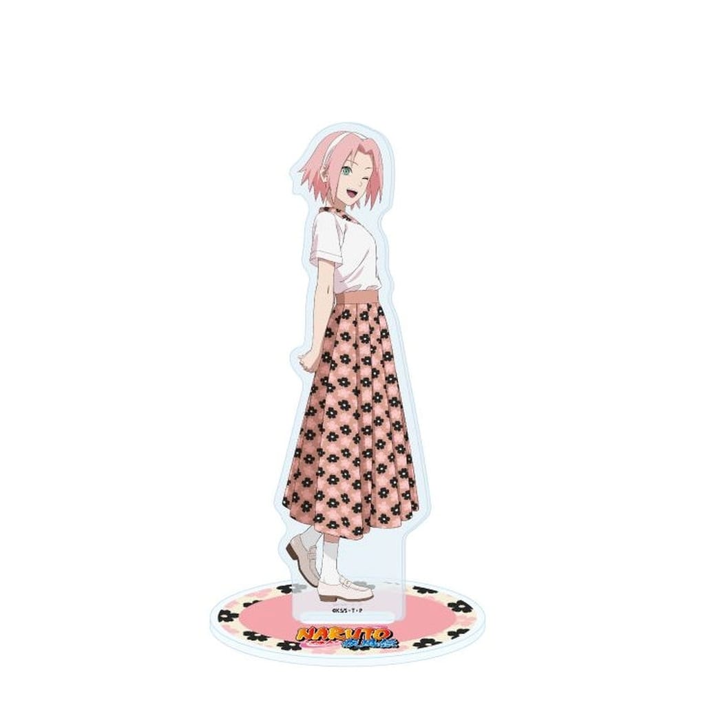 Sakura Haruno New Retro Ver. Acrylic Stand - Naruto Shippuden (A3) Height Approx. 150 mm - Pre-owned, No. 67
