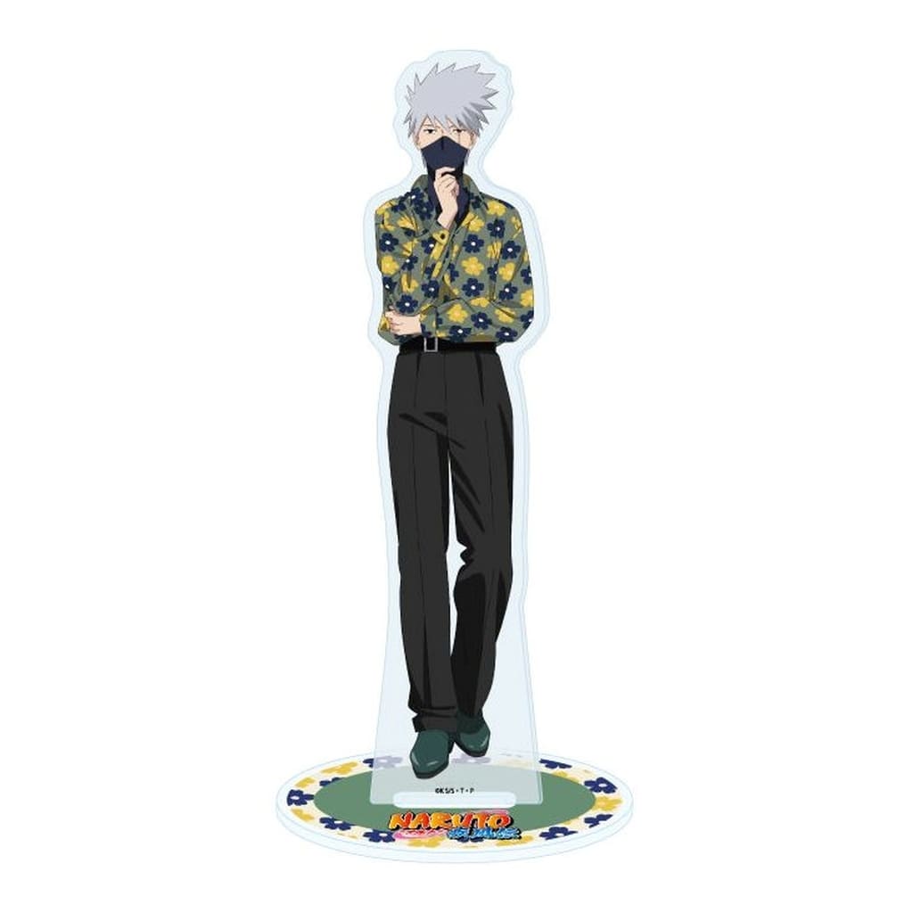 Kakashi Hatake Acrylic Stand New Retro Ver. (Illustration) - Naruto Shippuden - A3 Brand - Height Approx. 150 mm (Pre-owned), No. 68