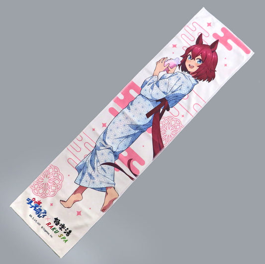 Sakura Chiyono O, Super Creek & Symboli Rudolf Muffler Towel — Umamusume: Cinderella Gray × Gokurakuyu / RAKU SPA Kasamatsu no Yu Collaboration Bonus (GK Marketing)