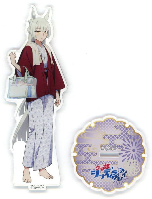 Fujimasa March Acrylic Stand - Umamusume: Cinderella Gray × Gokurakuyu RAKU SPA Kasamatsu-no-Yu Collaboration (GK Marketing, Acrylic, 56×132mm)