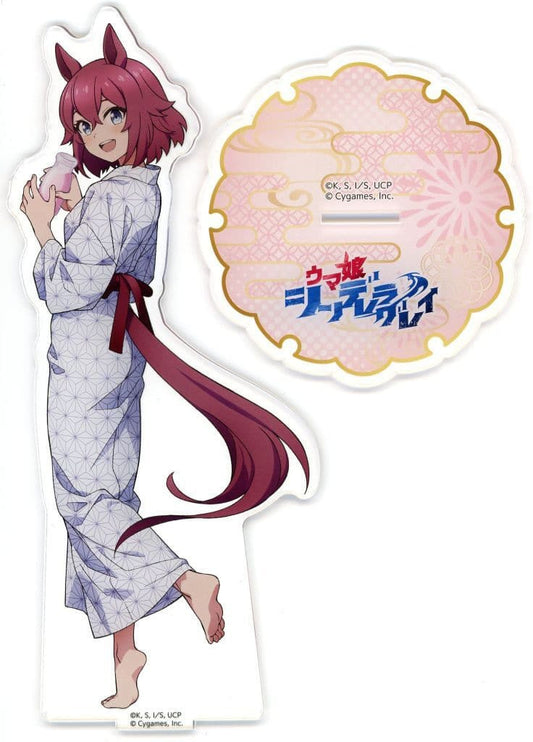 Sakura Chiyono O BIG Acrylic Stand - Umamusume: Cinderella Gray × Gokurakuyu RAKU SPA Kasamatsu-no-Yu Online Exclusive (GK Marketing, Pre-owned)