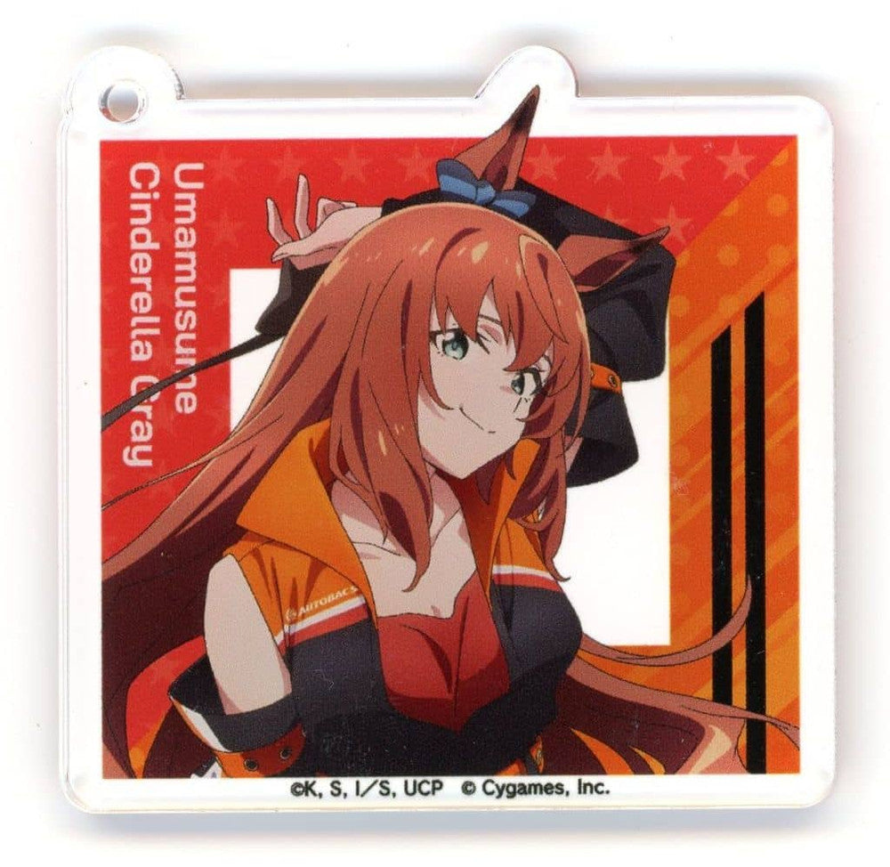 Maruzensky Acrylic Trading Keychain Vol.1 - Umamusume: Cinderella Gray × Autobacs (WIZARD, 60×60mm) - Pre-owned