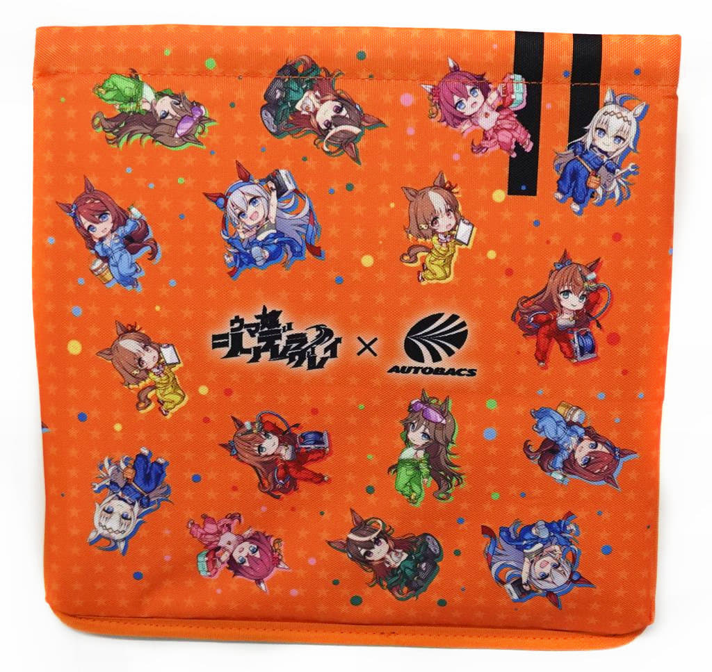Umamusume: Cinderella Gray × AUTOBACS Collaboration Dust Bin Trash Can - WIZARD Brand, 30×30×28 cm (Pre-owned)
