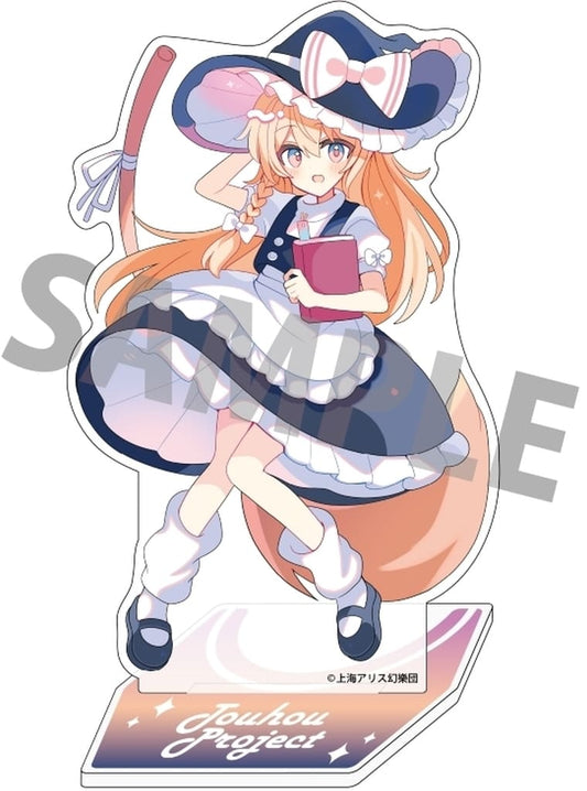 Marisa Kirisame Acrylic Character Stand - Touhou Project - illust. Shiracha Tei - AKIBA-HOBBY / Izanagi - 14.7cm Pre-owned