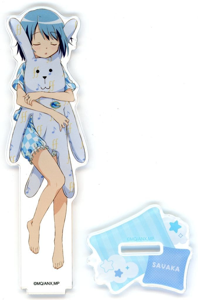 Sayaka Miki Acrylic Stand - CRAFTHOLIC × Puella Magi Madoka Magica AGF2025 Goods (Approx. 140 mm, Pre-owned, Aniplex)