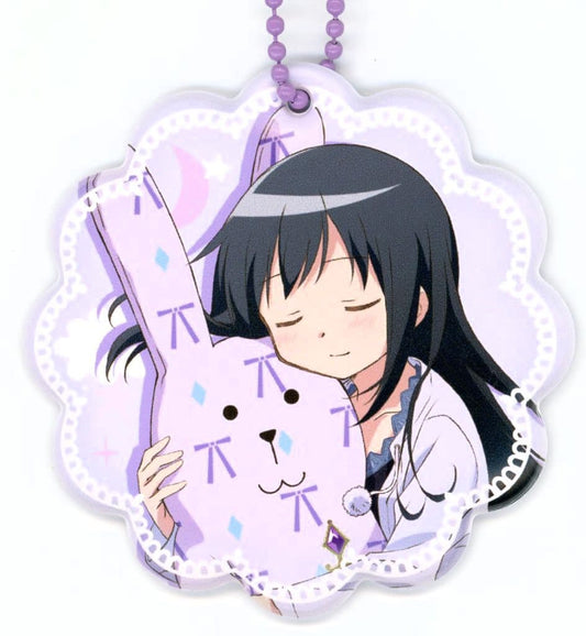 Homura Akemi Fluffy PVC Charm - CRAFTHOLIC × Puella Magi Madoka Magica AGF2025 Exclusive (Approx. 70 x 70 mm, Aniplex, Pre-owned)