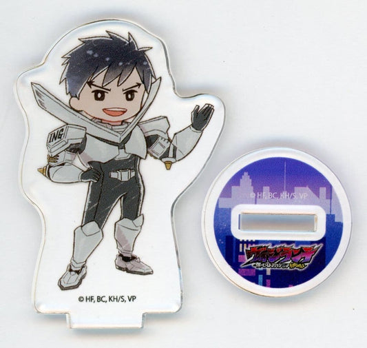 Ingenium (Tenya Iida) Acrylic Petit Stand 01 (Graph Art) - A3 My Hero Academia POP UP SHOP by eeo - Approx. 70 x 70 mm (Pre-owned)