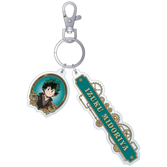 Izuku Midoriya 2-Chain Acrylic Keychain Steampunk Ver. - My Hero Academia (Movic) Approx. 5 x 5 cm - Pre-owned