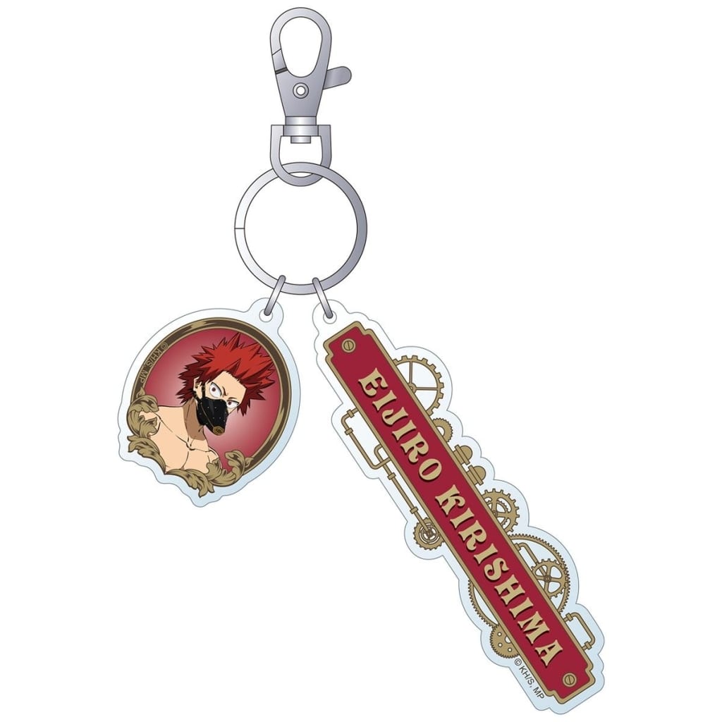 Eijiro Kirishima Double Acrylic Keyholder Steampunk Ver. - My Hero Academia (Movic, Pre-owned, Approx. 5 x 5 cm)