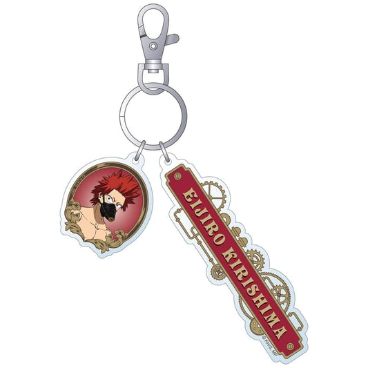 Eijiro Kirishima Double Acrylic Keyholder Steampunk Ver. - My Hero Academia (Movic, Pre-owned, Approx. 5 x 5 cm)