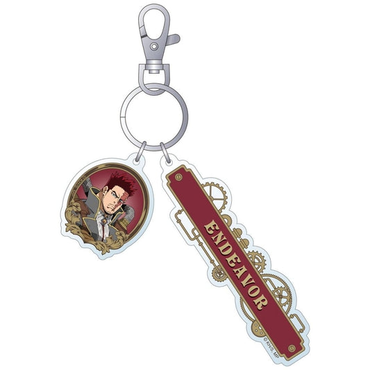 Endeavor Double Acrylic Keyholder Steampunk Ver. - My Hero Academia (Movic) - Pre-owned