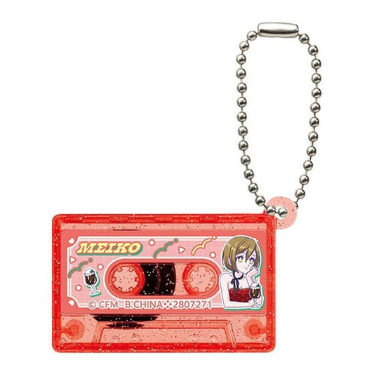 MEIKO Cassette Tape Charm Keychain - Hatsune Miku Series - Bandai - Pre-owned