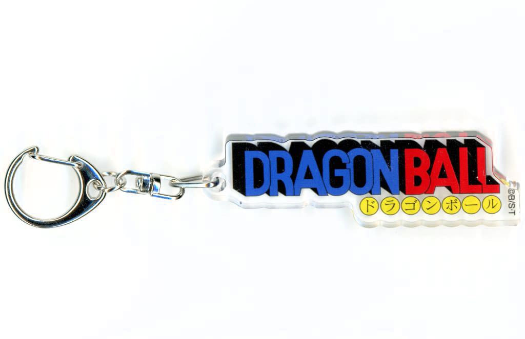 Dragon Ball Acrylic Keychain Logo - DRAGON BALL STORE TOKYO (Toei Animation, Approx. 70 x 30 mm)