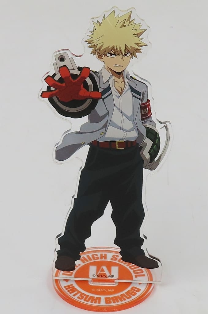 Katsuki Bakugo Acrylic Stand - My Hero Academia Open School Event (Bandai Namco Amusement) Approx. 160 x 100 mm - Pre-owned