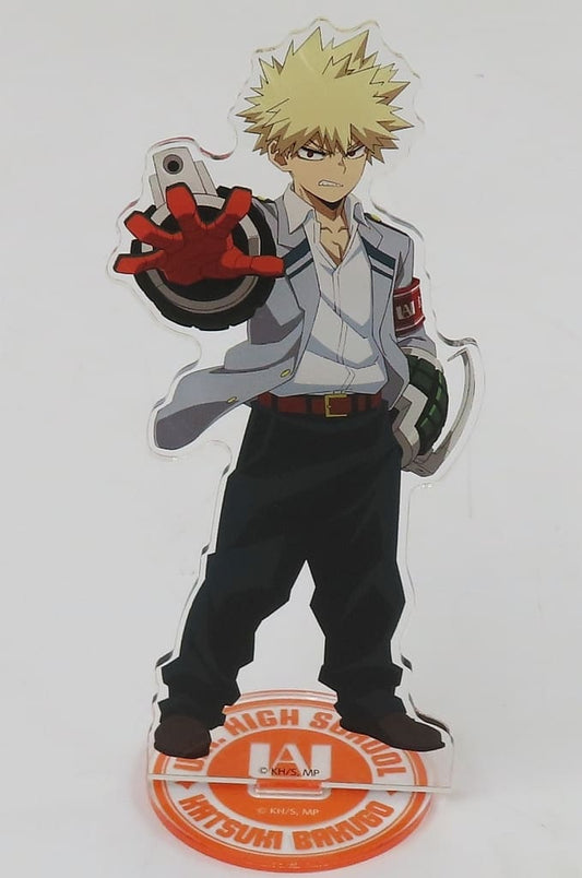Katsuki Bakugo Acrylic Stand - My Hero Academia Open School Event (Bandai Namco Amusement) Approx. 160 x 100 mm - Pre-owned