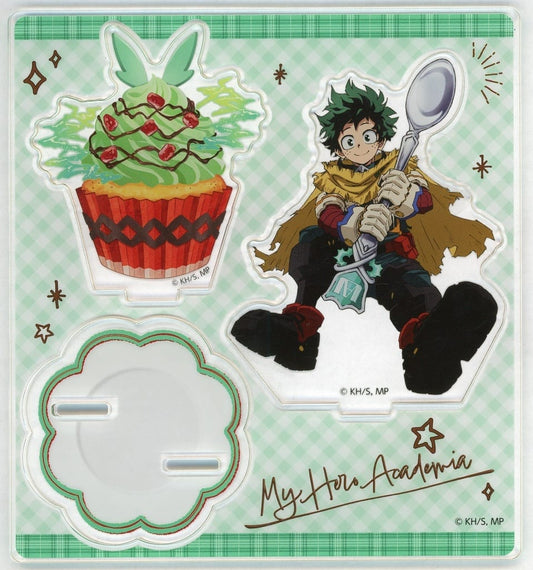 Izuku Midoriya Acrylic Stand (Cupcake) - My Hero Academia 2nd U.A. High Open School Event - Bandai Namco Amusement - Approx. 140 x 130 mm