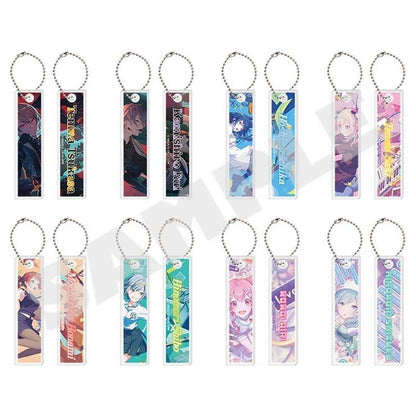 Project SEKAI COLORFUL STAGE! Hatsune Miku Acrylic Stick Keychain Collection vol.11 A - Complete 8-Piece Set (Approx. 15 x 60 x 4 mm) - Sega