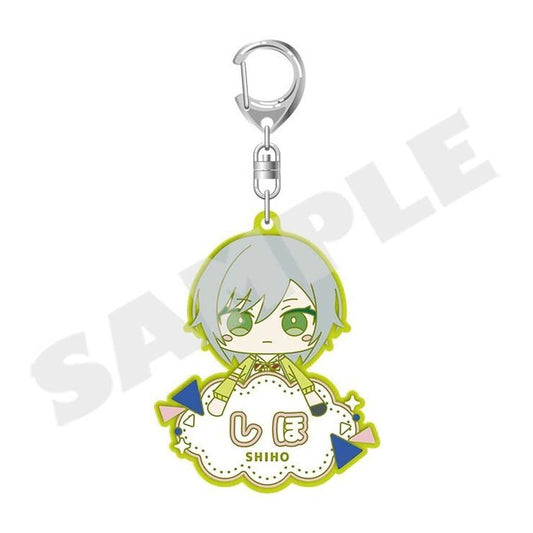 Shiho Hinomori Name Keyholder Plush Charm - Project SEKAI COLORFUL STAGE! feat. Hatsune Miku - Sega - Approx. 64 x 80 mm (Pre-owned)
