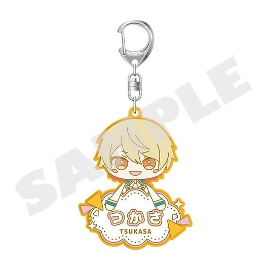 Tsukasa Tenma Plush Keychain - My Sekai Name Key Holder - Project SEKAI COLORFUL STAGE! (SEGA, Approx. 64 x 80 mm) - Pre-owned