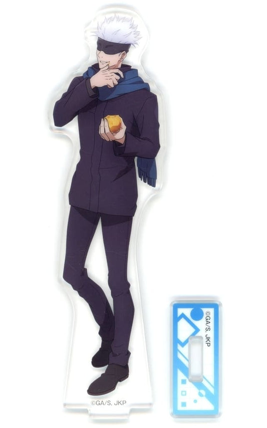 Satoru Gojo Acrylic Stand - Jujutsu Kaisen: Shibuya Incident × FamilyMart Collaboration Vol.2 (Approx. 150 mm) Pre-owned