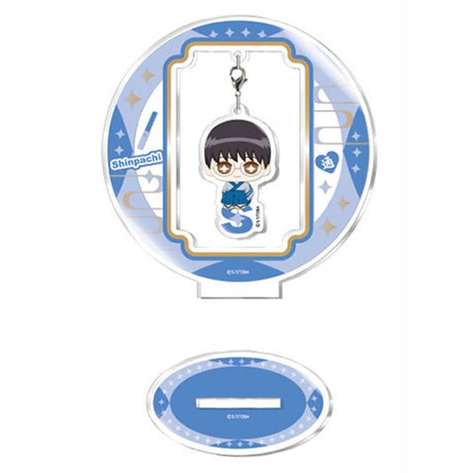 Shinpachi Shimura Yura-Yura Acrylic Stand Sitting Ver. - Gintama (Approx. 108 x 104 x 40 mm) Pre-owned