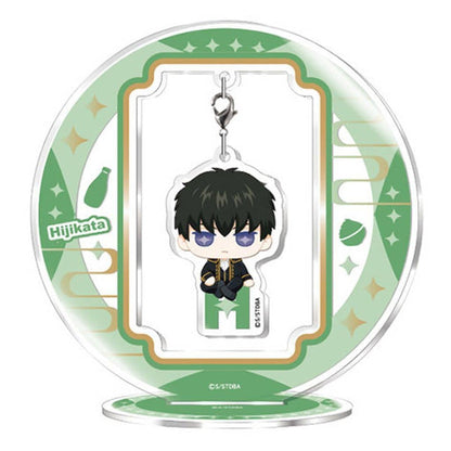 Toshiro Hijikata Sitting Wobbly Acrylic Stand (Osuwari Ver.) - Gintama - Approx. 108 x 104 x 40 mm - Tapioca (Pre-owned)