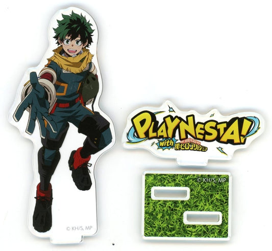 Izuku Midoriya Life-Size Acrylic Stand - PLAY NESTA! with My Hero Academia (NESTA Resort Kobe Event Goods)