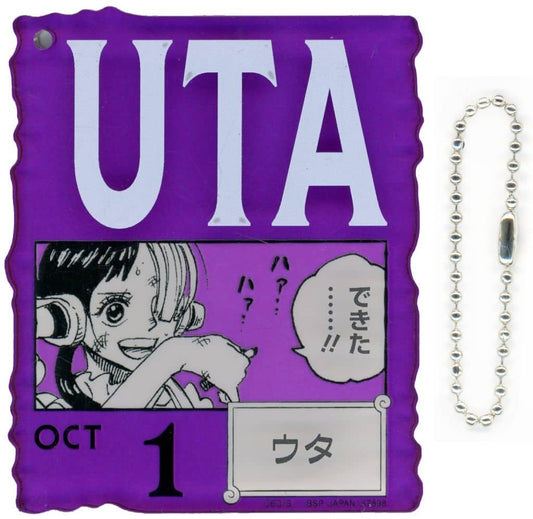 Uta Acrylic Block Charm (Oct 1) - Ichiban Kuji ONE PIECE BASE SHOP 366DAYS OF BIRTHDAYS - BANDAI SPIRITS - Approx. 8.5 cm