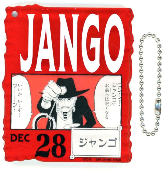 Django Acrylic Block Charm - Ichiban Kuji ONE PIECE BASE SHOP 366DAYS OF BIRTHDAYS (Dec. 28) - BANDAI SPIRITS - Approx. 8.5 cm (Pre-owned)