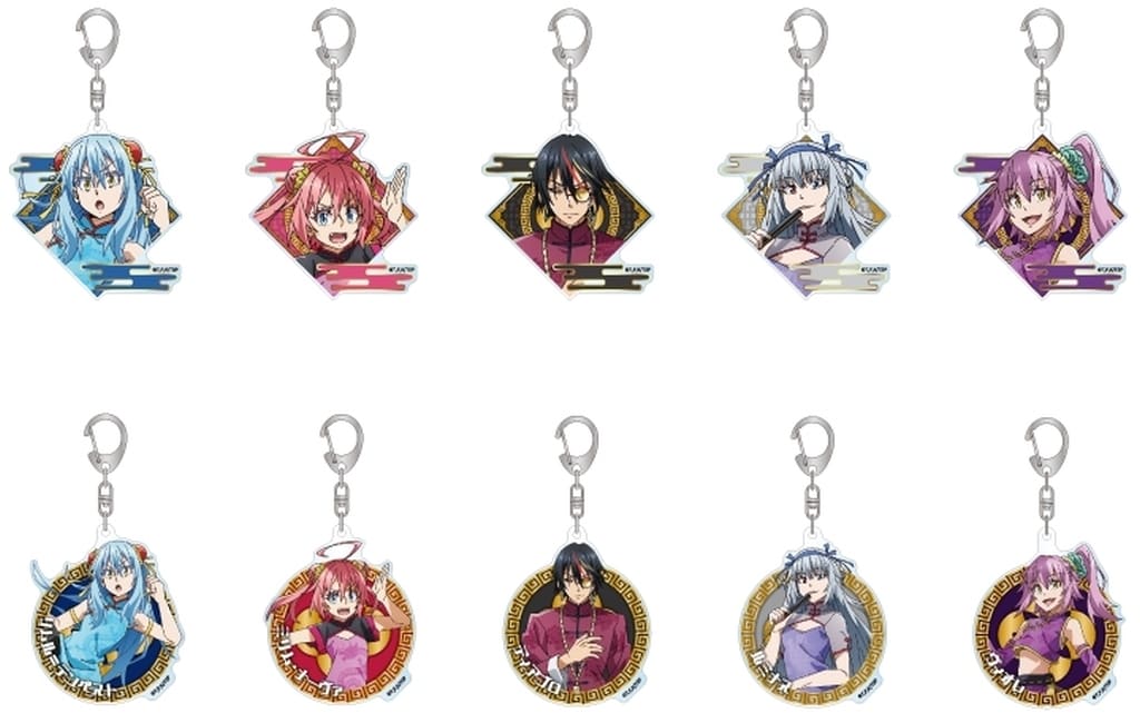 That Time I Got Reincarnated as a Slime Acrylic Keychain China Ver. 10-Item Set