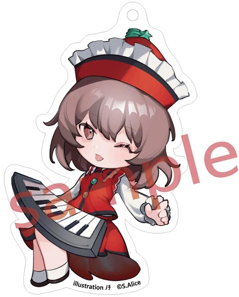 Lyrica Prismriver Nochi Acrylic Keychain - Touhou Project - Charama Maker - Approx. 8 cm (Pre-owned)