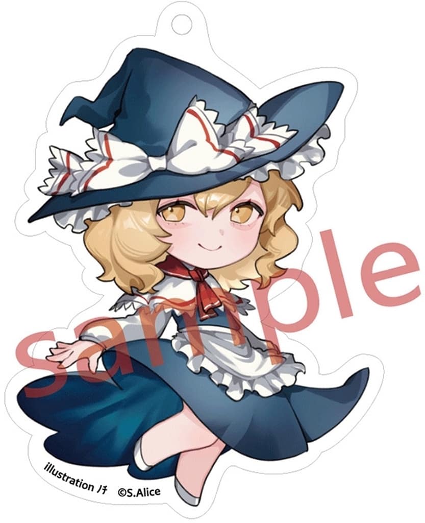 Marisa Kirisame Notchi Acrylic Keychain - Touhou Project (Charama) Pre-owned Approx. 8cm