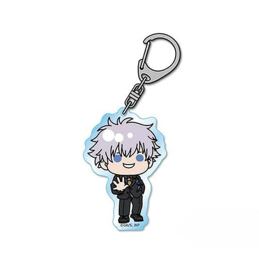Satoru Gojo Acrylic Keychain - mochocho 5th Anniversary Suit Visual (Approx. 70 x 70 mm) - Toho - Jujutsu Kaisen