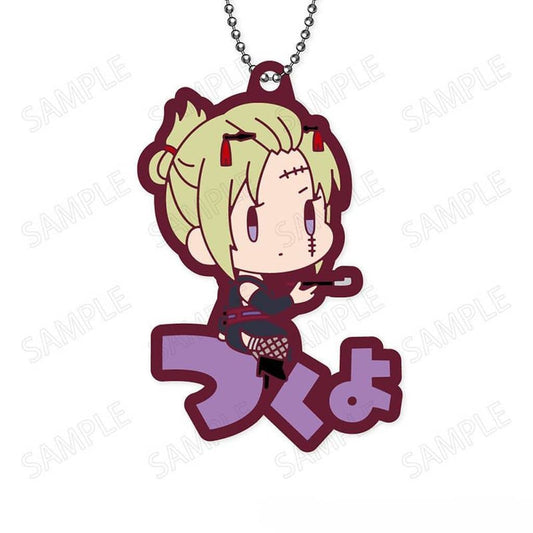Tsukuyo Name-Pitan-ko Rubber Mascot Keychain from Gintama: Yoshiwara in Flames, Xebec