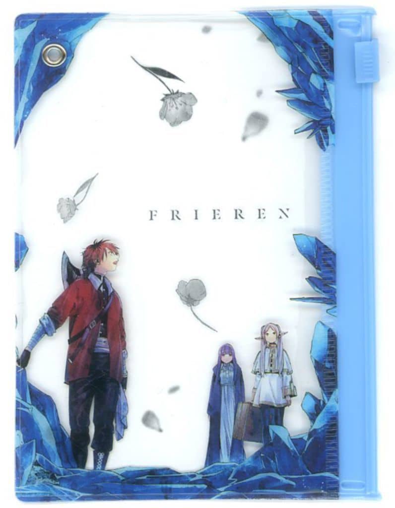 Frieren Anime Slider Clear Pouch, Kokore! 2025 Purchase Bonus, Approx. 125 x 90 mm, Used, Shogakukan