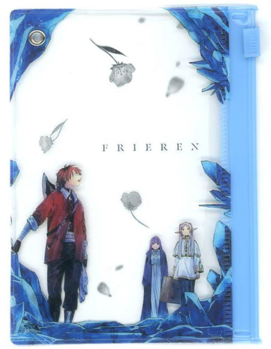 Frieren Anime Slider Clear Pouch, Kokore! 2025 Purchase Bonus, Approx. 125 x 90 mm, Used, Shogakukan