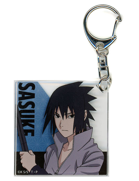 Sasuke Uchiha Acrylic Keychain - Naruto Shippuden POP UP SHOP (Avengers, Approx. 55 x 55 mm) - Pre-owned