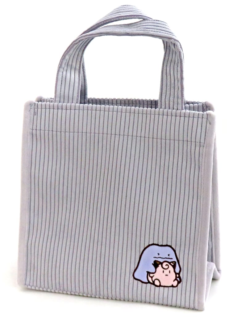 Ditto (Lonely) Plush-Badge Tote Bag - Pocket Monsters Pokémon Center Exclusive Tote Bag 25×14×35.5cm (Used)