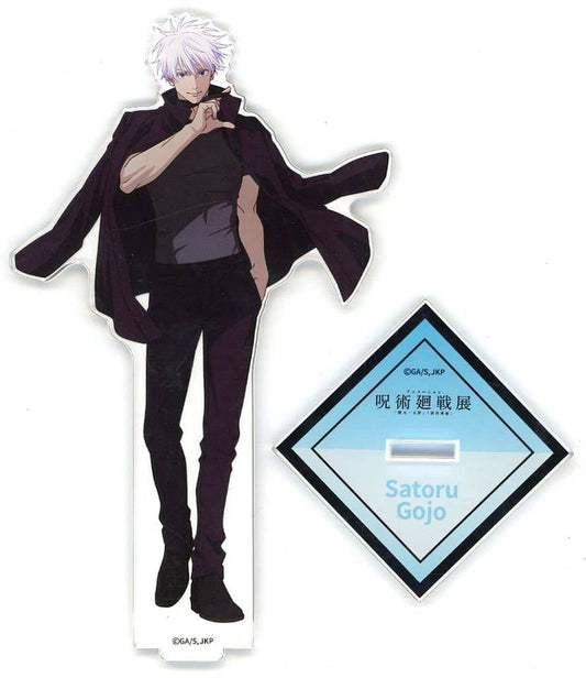 Satoru Gojo Acrylic Stand - Jujutsu Kaisen Animation Exhibition 'Hidden Inventory / Premature Death' & 'Shibuya Incident' - Approx. 150 mm (Pre-owned)