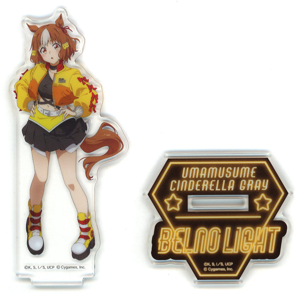 Belno Light Acrylic Stand - Umamusume: Cinderella Gray × Lawson Collaboration - Approx 70×150mm (Used)