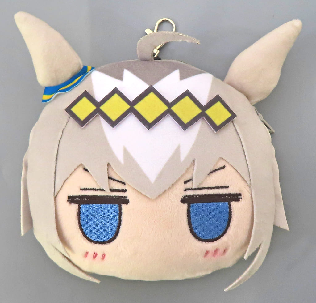 Oguri Cap Face Pouch (Kantan Oguri Face Pouch Prize) - Umamusume: Cinderella Gray Entame Kuji 2nd Edition (Approx. 15 x 15.5 cm)