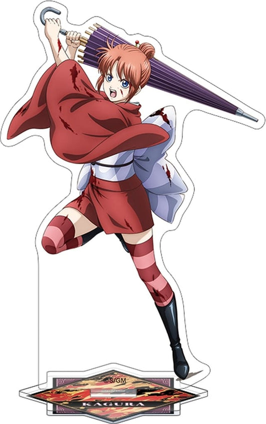Kagura Acrylic Stand - Gintama Yoshiwara Inferno Movie Acrylic Stand (Movic) Height Approx. 15 cm