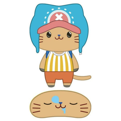 Tony Tony Chopper withCAT Plush Keychain with Eye Mask - One Piece