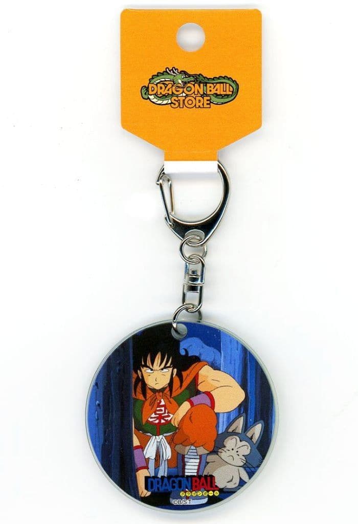 Yamcha & Puar (Crouching) Acrylic Keychain - Dragon Ball Store Tokyo - Toei Animation - Approx. 35 mm (Pre-owned)